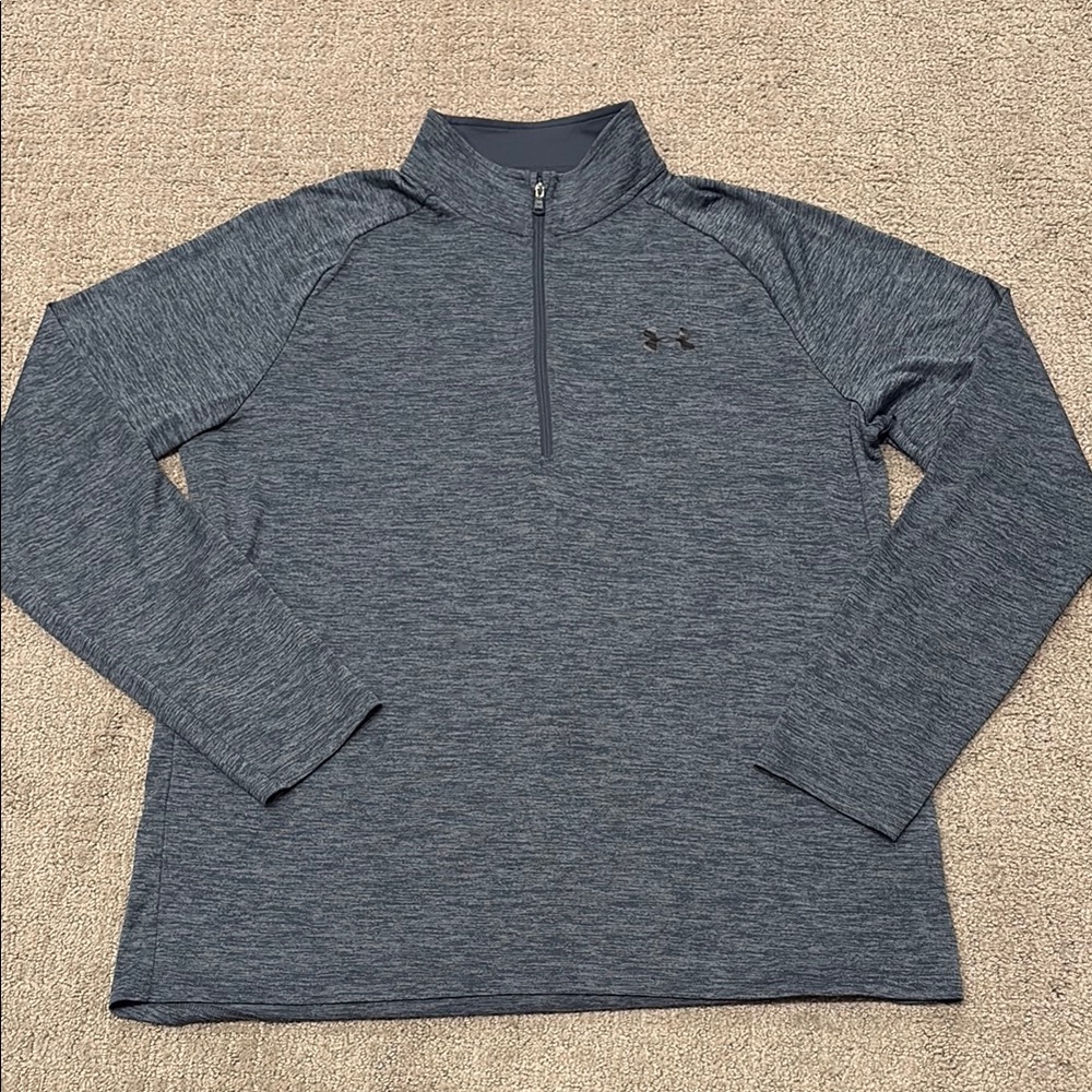 Under Armour Men's Charcoal Zip-Up Sweater